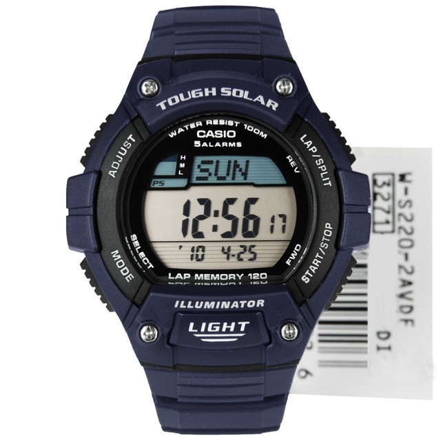 casio tough solar lap memory 120