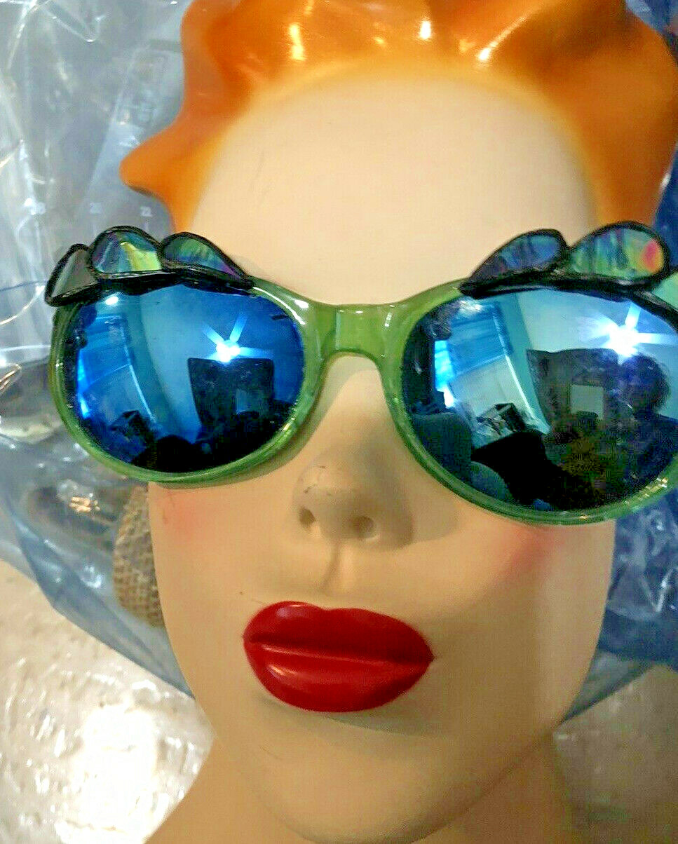 rare VINTAGE irina j OVERSIZED talosel SUNGLASSES  line vautrin michelle lamy