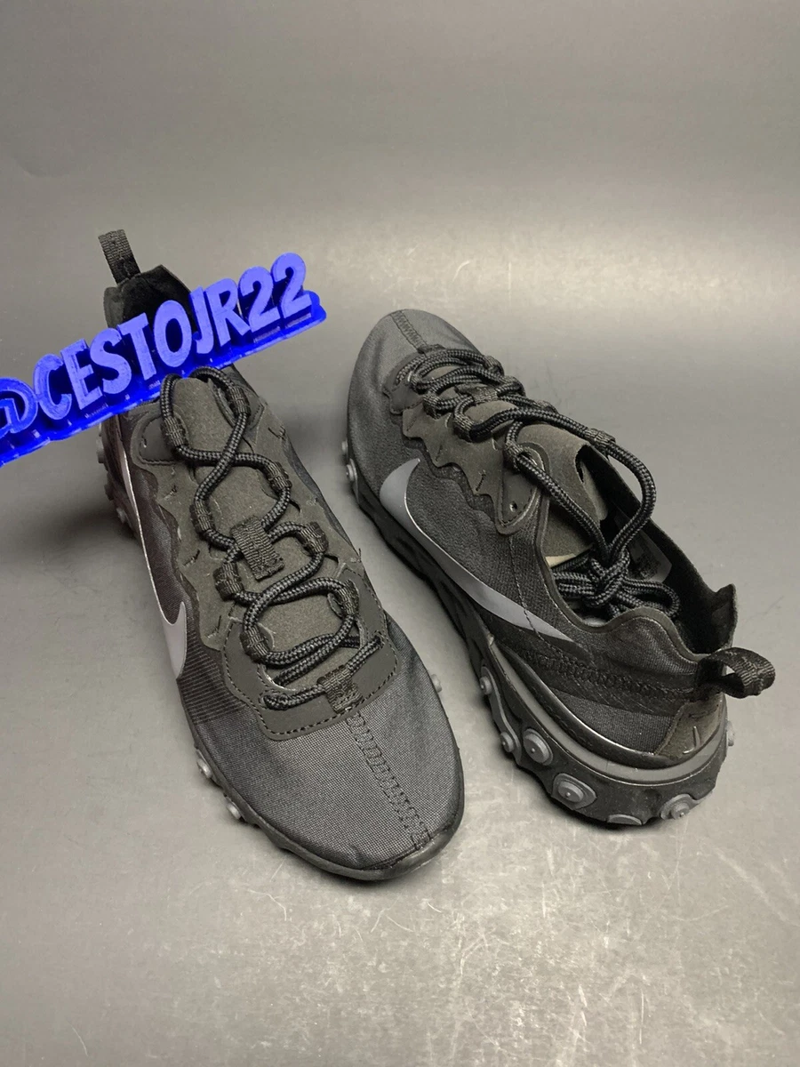 NIKE REACT ELEMENT 55 BQ6166 008 BLACK VISION OVER BREAK NO ISPA