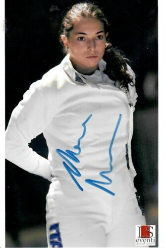 Olympic Bronze 2020 at Fencing Mara Navarria original signed 10x15 photo. - Picture 1 of 1
