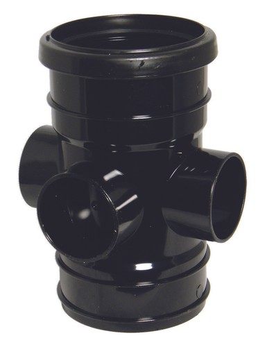 Accesorios de sello de tubería y anillo de suelo negro enchufe UPVC 110 mm (4") externo/interno - Imagen 29 de 32