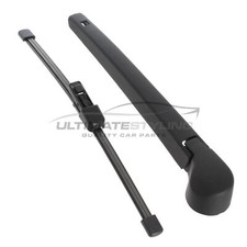 Rear Windscreen Wiper Arm & Blade Set 28 cm 11" VW Polo 6R 2009-2018 Hatchback