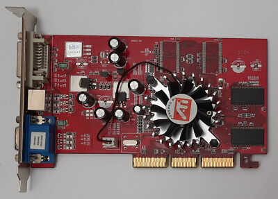Manli Radeon 9200SE AGP Graphics Card (ATI, 64MB, Retro, 2007)