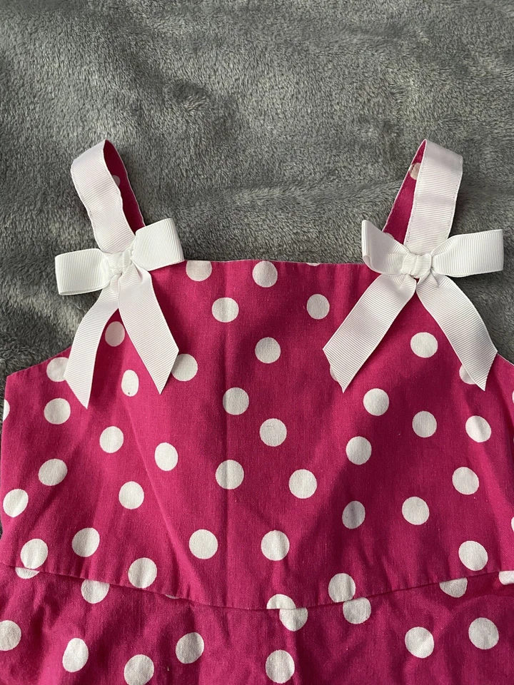 Vestido feminino Jessica Ann rosa bolinhas fit & flare tamanho 5 arcos brancos - Imagem 3 de 4