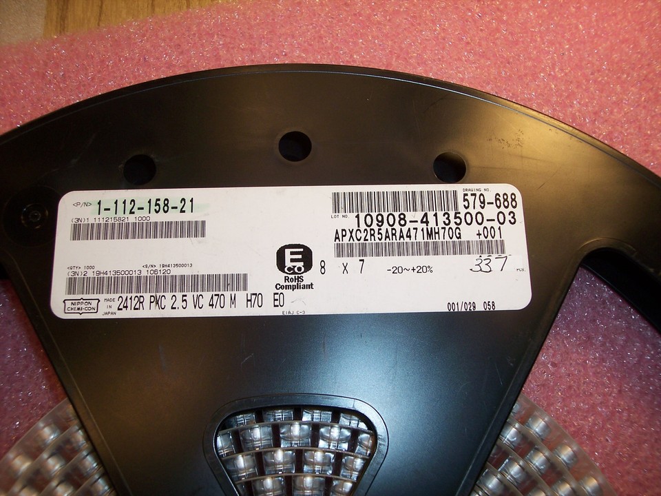 Condensatore 2,5VDC SMD OS-CON SVPE 330uF: Polimero Basso ESR - Foto 5