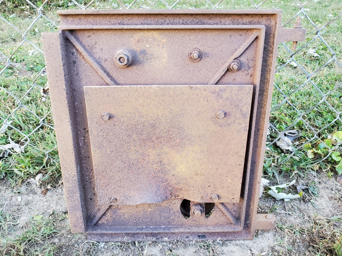 Ashley Cast Iron Wood Coal Stove Radiant Heater Furnace ARH23 Rustic DOOR  ONLY | eBay