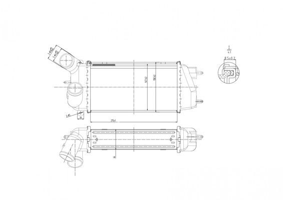 LadeluftküHler FüR Citroen C2 C3 I Pluriel Peugeot 1007-image