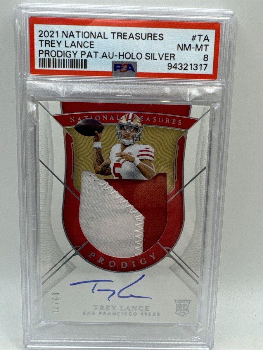2021 Panini National Treasures - Prodigy Patch Autographs Trey
