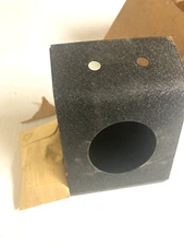 BUD CASE FOR 2 INCH METER - NOS - BLACK CRACKLE FROM HAM RADIO ESTATE FOR VOLTS