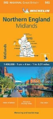 Michelin Northern England - Michelin Regional Map 502 (Map) (UK IMPORT)