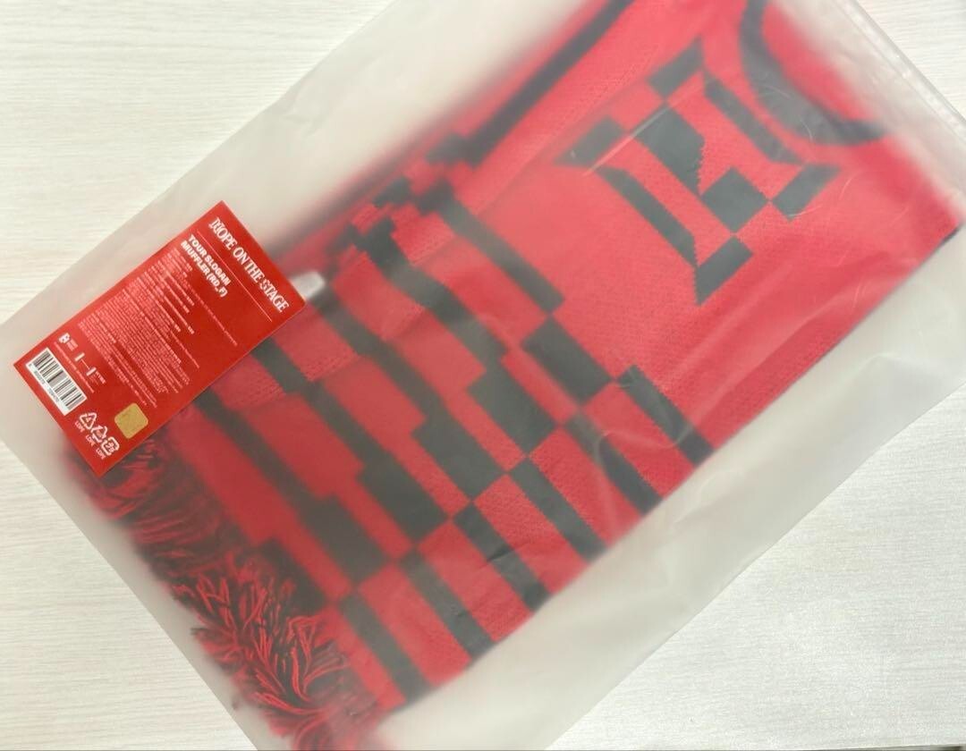 正規HOPE ON THE STAGE　Slogan Muffler ホソク　赤 BTS J-HOPE HOPE ON THE STAGE Slogan Muffler Red New | eBay