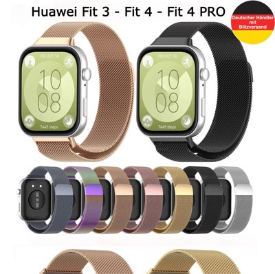 Magnet Milanaise Armband Huawei Watch Fit 3 Fit 4 Fit 4 PRO Mesh Smart Watch Uhr