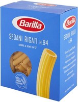 Pasta Barilla Italienische Sedani Rigati N.94 Aus Hartweizenmehl 4 StüCk 500 Gr