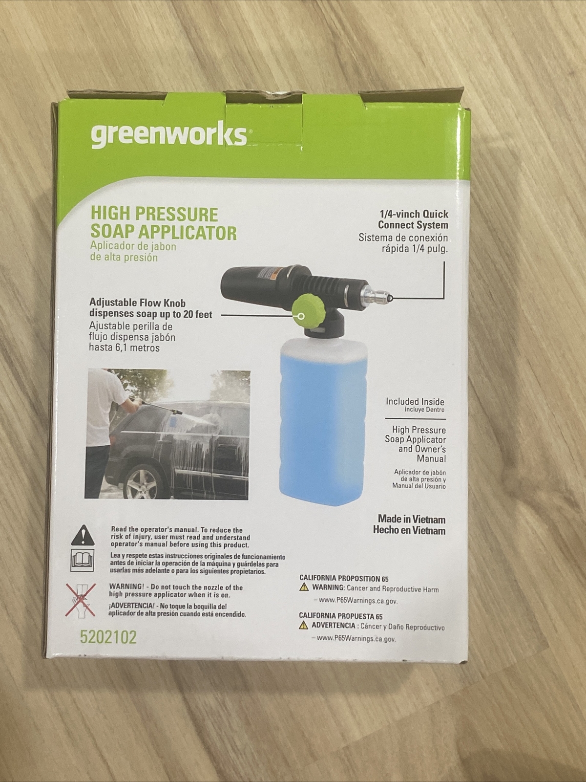 Greenworks HighPressure Soap Applicator Works W/gas Electric Pressure Washers eBay