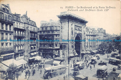 R138341 Paris. Le Boulevard et la Porte St. Denis Bollwerk und St. Denis Tor. LI