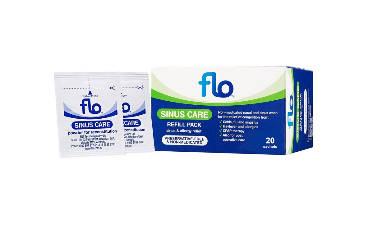 Flo Sinus Care Refill - Cost-Effective and Environmentally-Friendly 20  Sachets | eBay