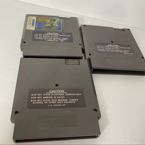 Nintendo NES Games Lot of 3 World Runner Monopoly Gyromite Tested Works - Picture 9 of 9