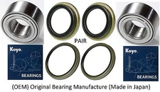 Front Wheel Hub Bearing & Seal (OEM) KOYO For 2000-2006 Toyota Tundra 4WD (PAIR)