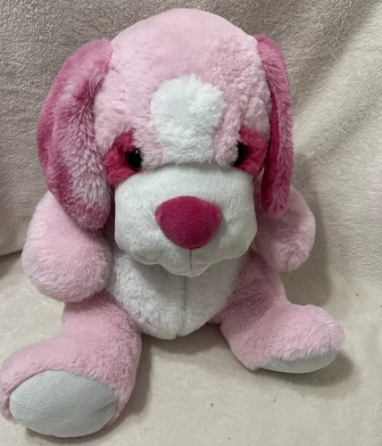 Homerbest rosa Plüsch Welpe Hund sitzend Stofftier weich Snuggle Buddy - Bild 6 von 6