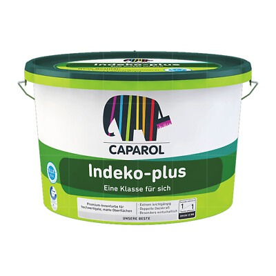 CAPAROL Capagreen Indeko-Plus 5 LTR hochdeckende Premium Innenfarbe WEISS