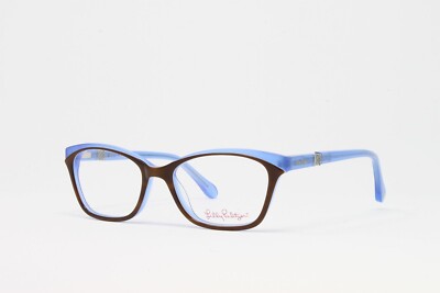 Lilly Pulitzer Women's Eyeglasses Duval Color Havana Cobalt Size 47mm NEW!