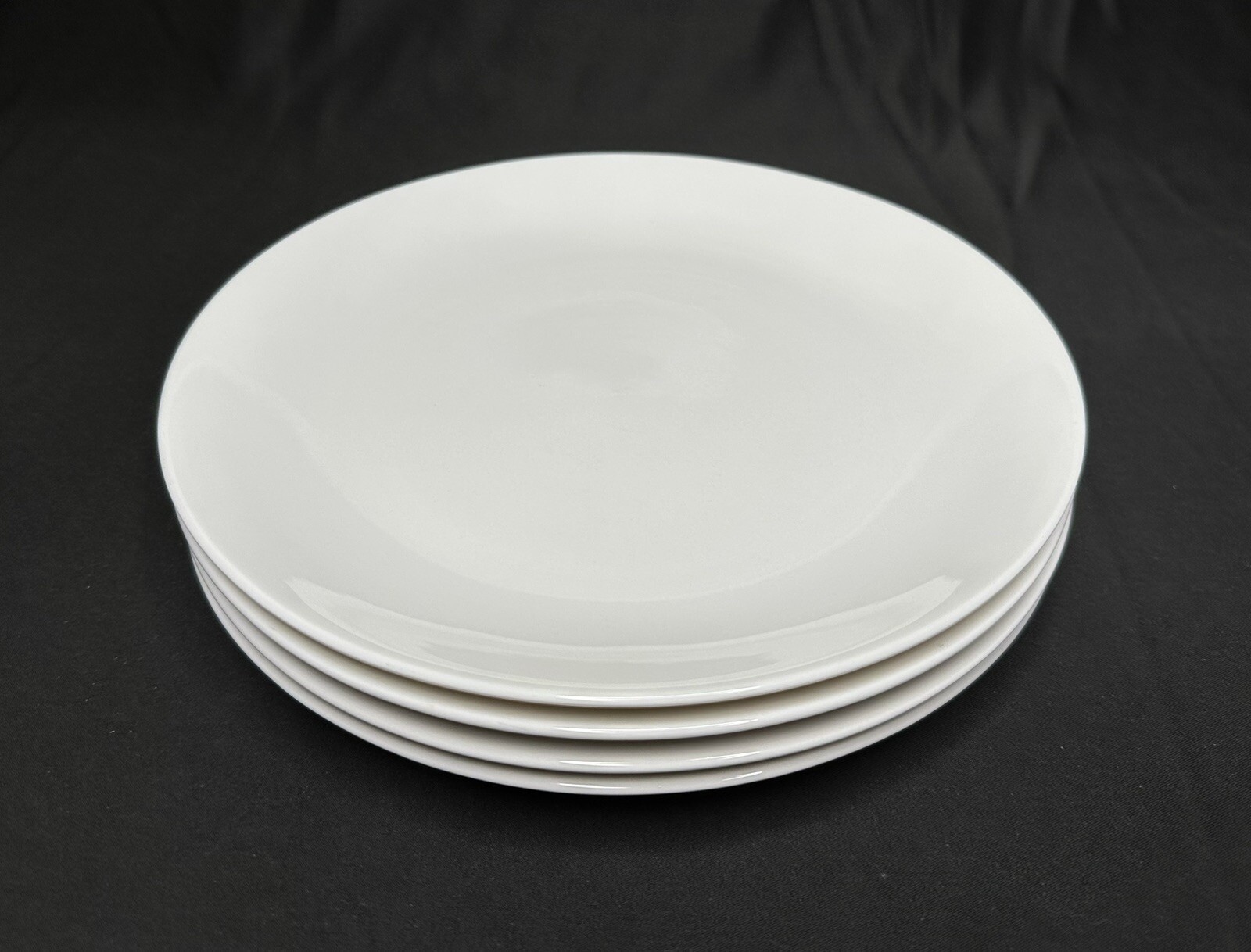 Set of 4 New Essentials Coupe Salad Plates 8 1/2”