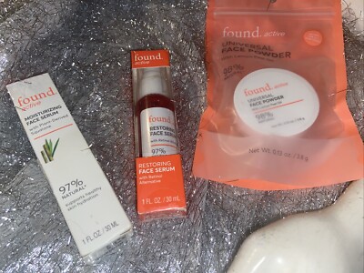 Found Active Moisturizing,restoring Face Serums And Universal Face Powder (3) Pc