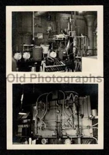 2 PHOTOS LABORATORY? CONTROLS/REGULATORS MECHANICAL ROOM? OLD/VINTAGE PHOTO- F25