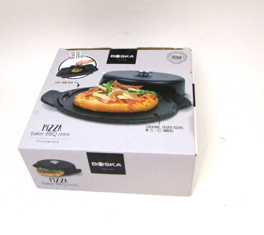 NIB Boska Holland Cast Iron Pizza Baker BBQ Mini Oven Grill 320502
