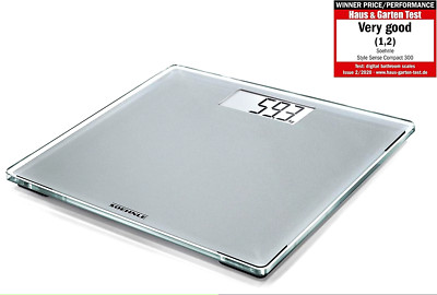 Style Sense Compact 300 Digitale Badwaage grau max 180 kg