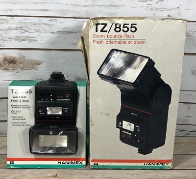 Vintage NEW Hanimex Twin Flash Bounce Flash TZ/855 Camera Extras Accessory