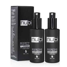 Nubi Boosting Marula Oil Hair Serum with Vitamin E and Aloe Vera 60 ML Pack of 2