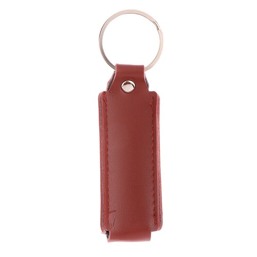 USB Case Protective Bag Portable Pocket Leather Key Ring For Usb Flash Drive _&c - Afbeelding 7 van 14