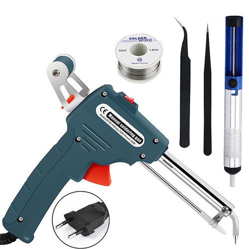 Auto Solder Feed Handheld Welding Tool EU Plug Soldering Iron Kit 220V 60W - Picture 17 of 18