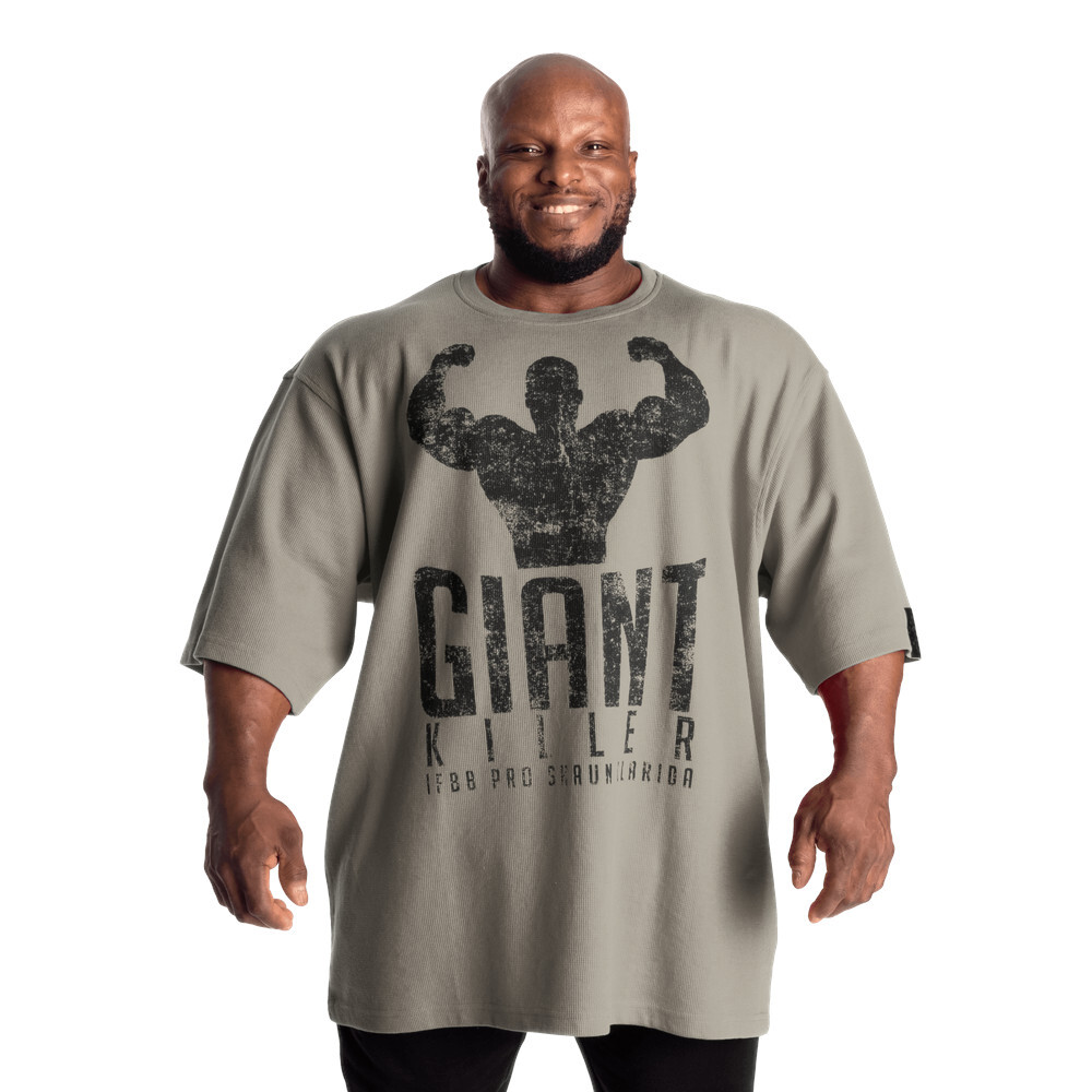 GASP Giant Killer Iron Tee Промытая зеленая футболка с помпой для бодибилдинга XXXL