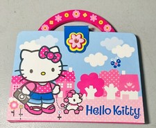 Rare Sanrio Hello Kitty 7.5  Magnetic Purse Notebook Folder Diary Journal CUTE 