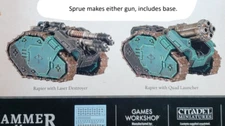 Rapier Laser Destroyer / Quad Launcher Battery ( 1 ) Horus Heresy Warhammer