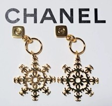 TWO CHANEL Holiday Christmas Limited Edition Novelty Charm 2024 Snowflake Japan