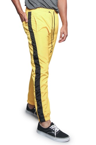 Men's Striped Drawstring Sports Workout Windbreaker Track Pants S~5XL TR573-E7F - 第 27/31 張圖片
