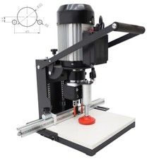 Portable 45-9.5 Electric Woodworking Hinge Drilling Machine 35mm&8mm Holes 110V
