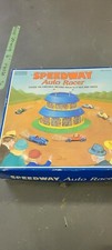 Schylling SPEEDWAY Auto Racer Tin Windup Race Track Original Box 2001