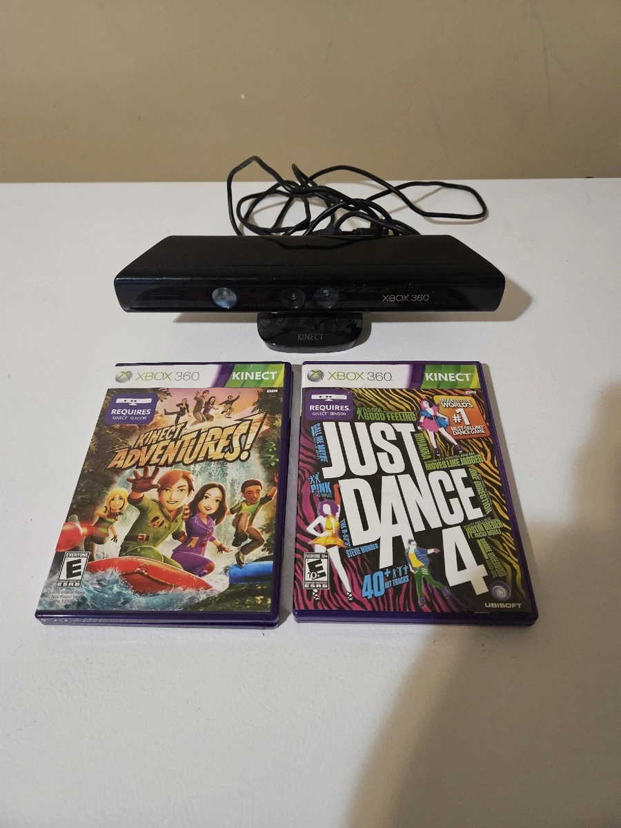 Lot of (2) XBOX 360 KINECT Games JUST DANCE 4 Kinect Adventures