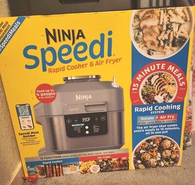 New NINJA SPEEDI Rapid Cooking Air Fryer , Steamer SF301 6 Quart NEW SEALED  622356590730