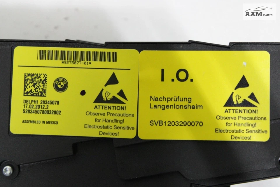 BMW 535I XDRIVE F10 2011-2016 INTERRUPTOR DE CONTROL DE AJUSTE ASIENTO DELANTERO IZQUIERDO OEM Foto 4 de 4