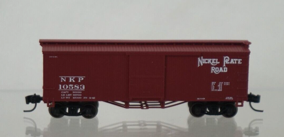 Voiture De Train électrique Athearn HO - Nickel Plate Road 191 - Bleue - Occasion