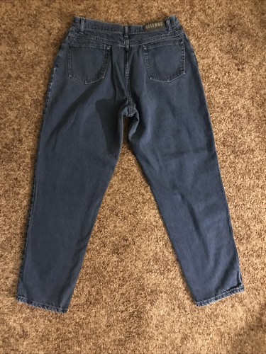 Vintage Mom Women's Jeans Gitano 90s Mexico High Waist Tapered Cotton 32 x 30 - Picture 8 of 12