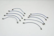 LOT OF 10 HUBER SUHNER Astrolab MINIBEND R-6  SMA MALE TO SMA MALE 15 cm