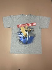 JASON ALDEAN NIGHT TRAIN LIVE 2014 CONCERT GREY SHIRT! MENS M! MEDIUM!