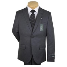 NWT Lauren Ralph Lauren Boys Bloxbury Dark Gray Blazer Suit Jacket Wedding