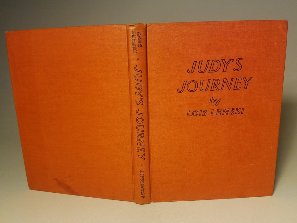 1947 'JUDY'S JOURNEY' by LOIS LENSKI 1ST EDITION FINE COPY ALABAMA FARM GIRL Foto 2 de 4